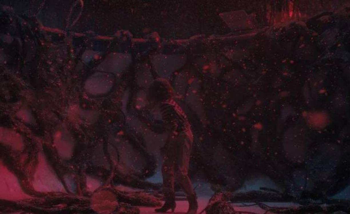 Al final de la temporada 4, Hawkins se divide por la mitad. Aunque los medios de comunicación como el Hawkins Post informan que fue un terremoto devastador que mató a 22 personas con otras aún desaparecidas (como nuestro amado Eddie), el cielo está tronando con tormentas carmesí. 