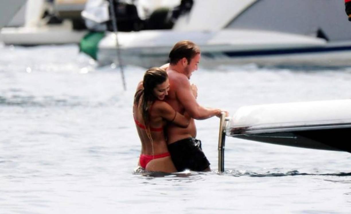 Ann-Kathrin y Götze se la pasaron de lo mejor.