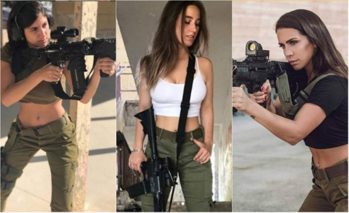 Israel es uno de los pocos países del mundo que mantiene el servicio militar obligatorio para las mujeres. Muchas de ellas suben sus fotos a Instagram.