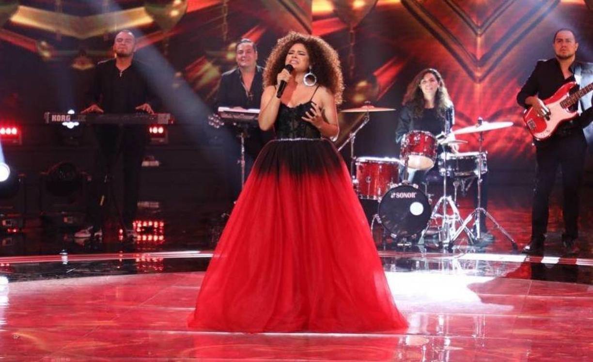 Una de sus mejores interpretaciones fue con la canción “El me mintió”.