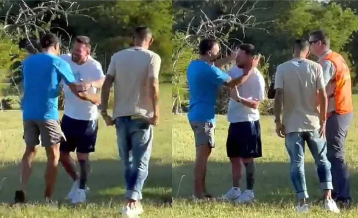 El exfutbolista argentino ‘Kily‘ González les dio la gran bienvenida a Messi y Di María en el barrio privado del club de campo Kentucky de la ciudad de Funes, como publicó el periodista Tomas Dvoretzky en su cuenta de Twitter.