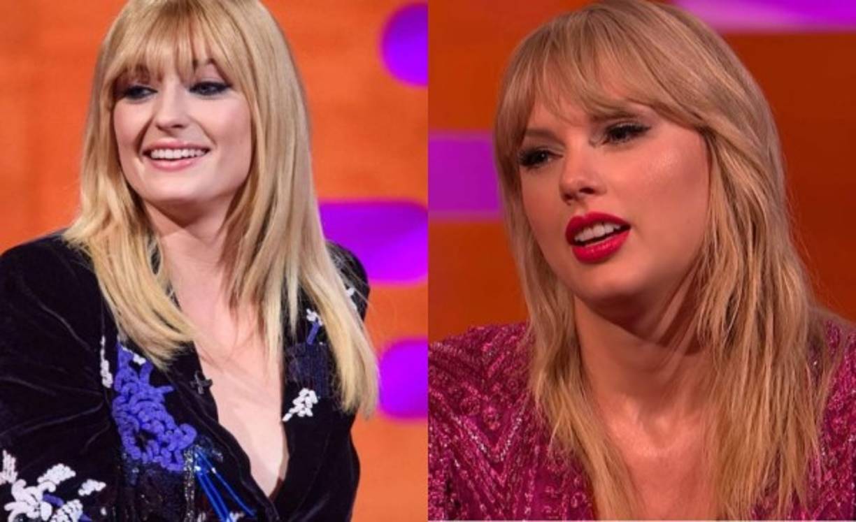 Casualmente durante la participación de Turner, que habló de su boda con Jonas, no se puede ver a Taylor por ningún lado en el set.