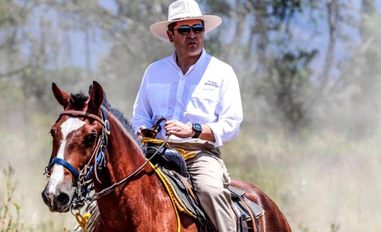 Juan Orlando Hernández fue presidente hasta el 27 de enero de 2022 después de ocho años.