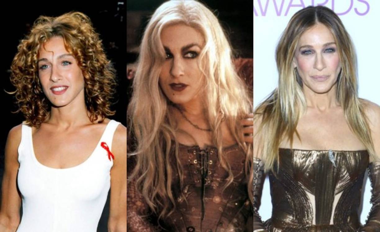 Sarah Jessica Parker (Sarah Sanderson) <br/><br/>La hermana más hermosa de Sanderson.<br/><br/>Mejor línea: '¡Mi cola de rata de la fortuna! ¡Justo donde la dejé!'<br/><br/>SJP cuenta con un armario codiciado en Sex and the City, tanto a finales de los 90, en los principios de la serie de televisión y finales de los años 2000 cuando siguieron las películas. De acuerdo con su personaje fashionista, Parker tiene su propia línea de ropa y accesorios, así como de fragancias. <br/><br/>Después de Hocus Pocus participó en cintas como 'El club de las Primeras Esposas' de 1996 con Midler, el 'Failure to Launch' del 2006 y el 2009 '¿Has oído hablar de los Morgans?'.<br/><br/>Está claro que las tres hermanas Sanderson pasaron a tener exitosas carreras en la actuación.