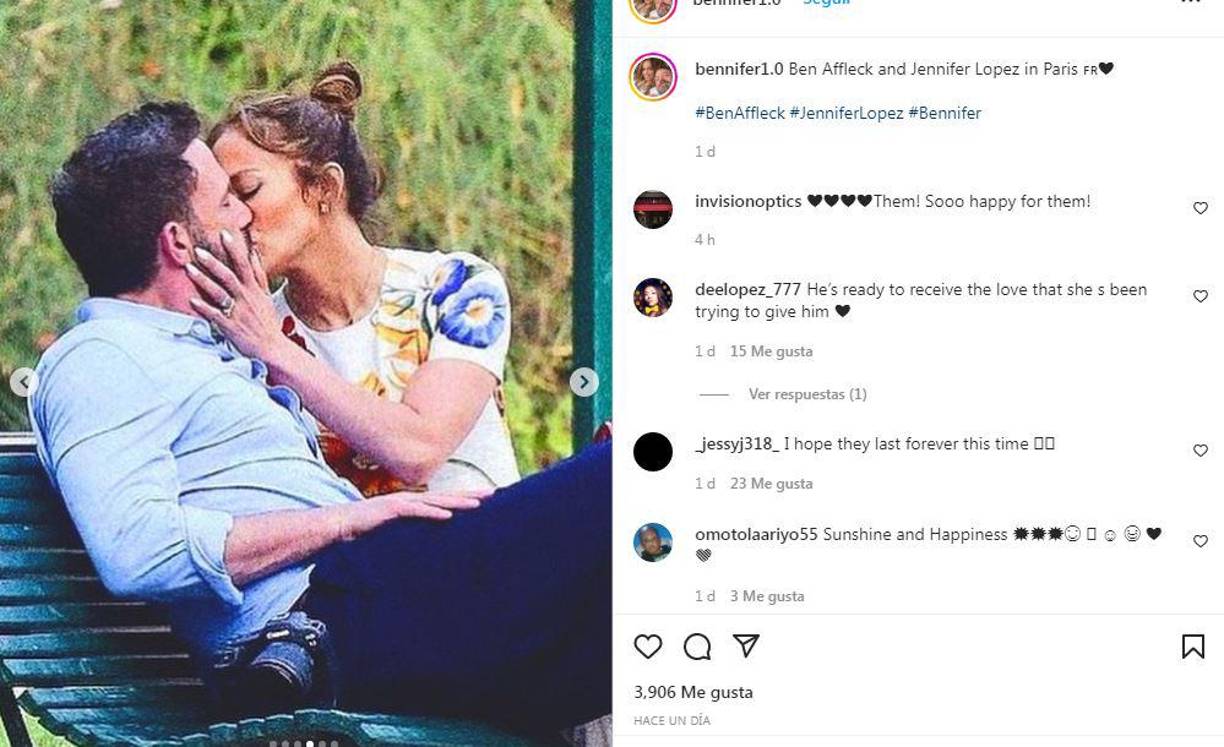 Affleck y López se casaron el pasado fin de semana en una ceremonia secreta en A Little White Chapel, en Las Vegas, dejando atónitos a sus fans.