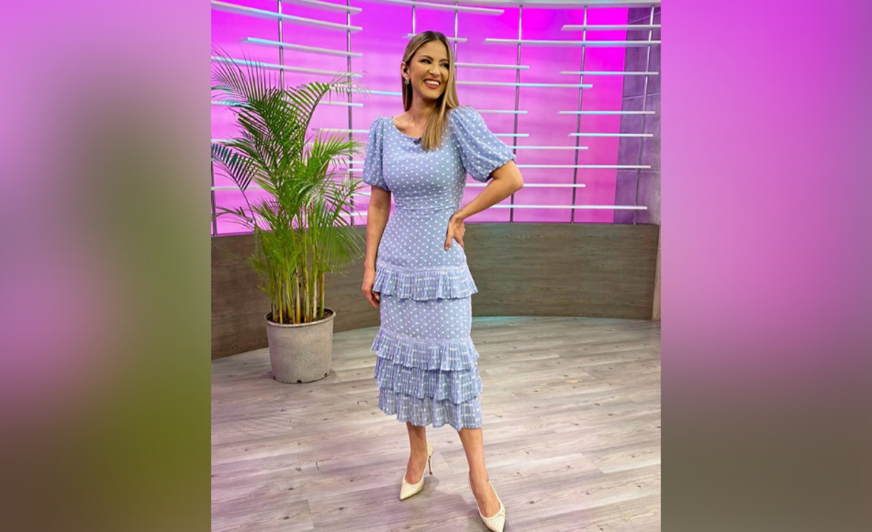 Por su belleza y carisma, Kritza se ha convertido en una de las presentadoras hondureñas más queridas por los televidentes. 