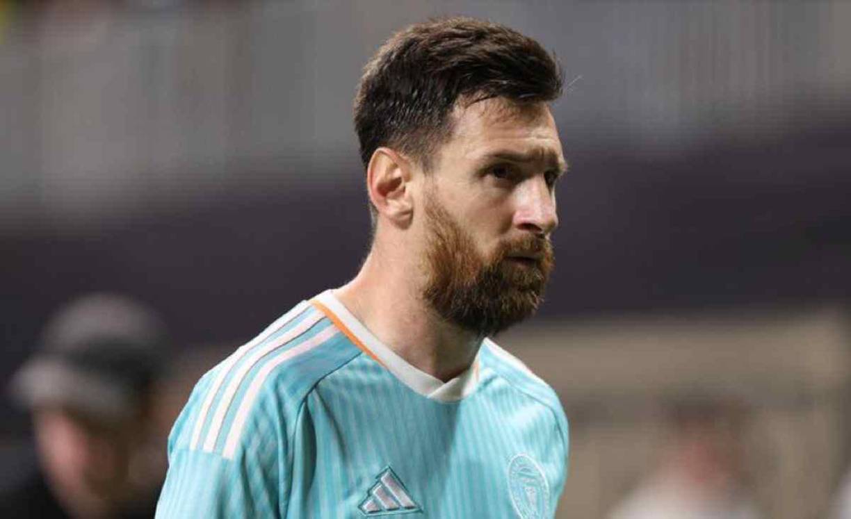 Messi se vio molesto por la derrota y por su bajo nivel mostrado en la casa del Atlanta United. 