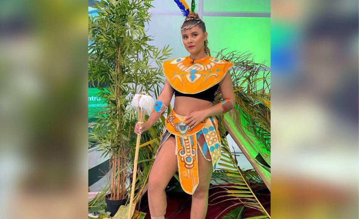 La simpática Genys Alfaro. 