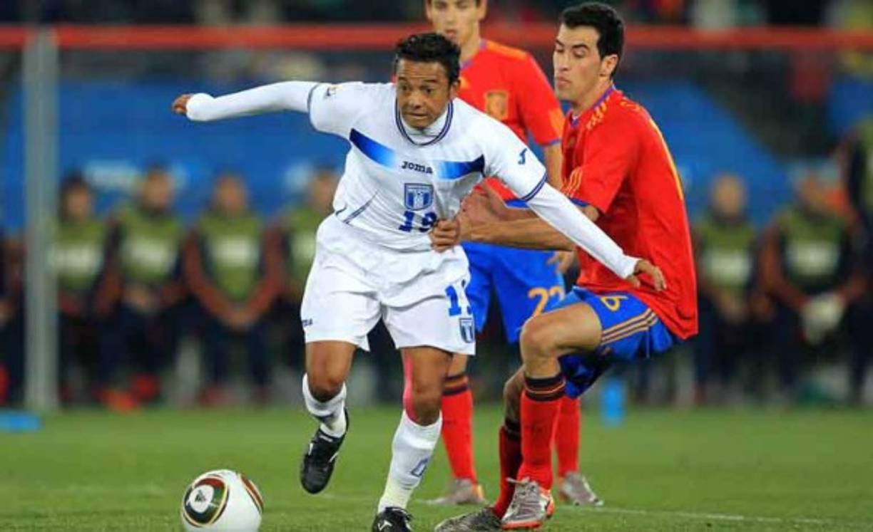 Danilo Turcios es de los mejores mediocampistas que han vestido la camiseta de la Selcción de Honduras. Jugó el Mundial del 2010.