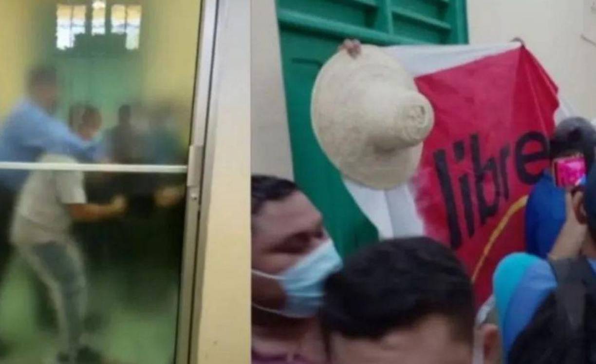 En ciudades como Choluteca han decidido hasta tomarse las instalaciones de instituciones gubernamentales, llegando al extremo de los golpes.