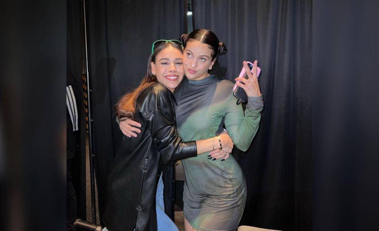 La cantante le dedicó un conmovedor mensaje a la española, con quien selló su encuentro con un afectuoso abrazo.