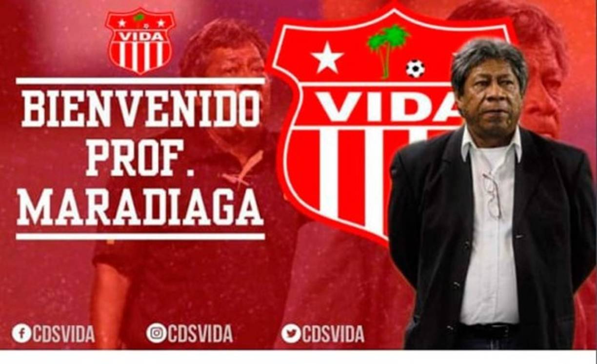 Ramón Enrique Maradiaga: El experimentado entrenador hondureño ha sido designado como nuevo entrenador del Vida luego de qe el empresario hondureño Luis Cruz logró un acuerdo para invertir en el cuadro ceibeño.