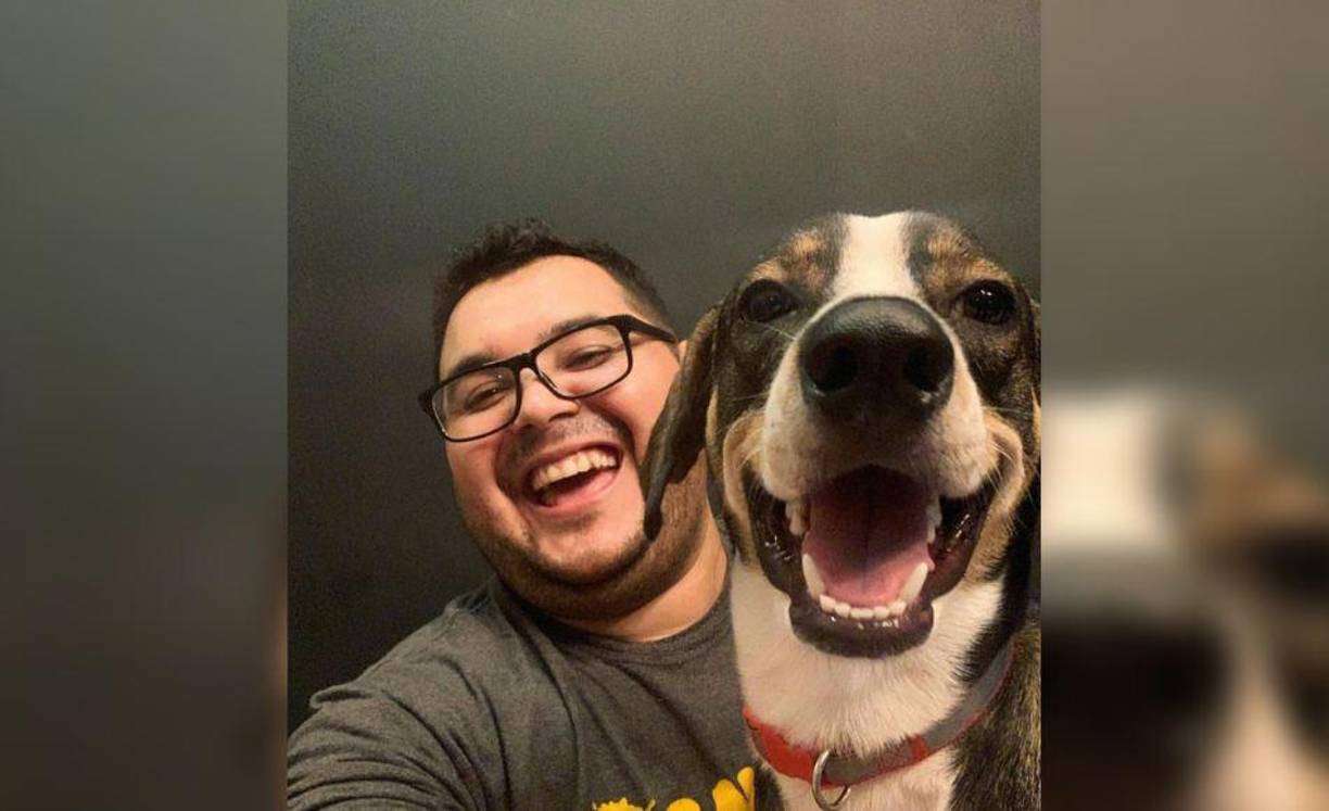 José Miguel Portillo y su amigo rescatado Al Choapino.