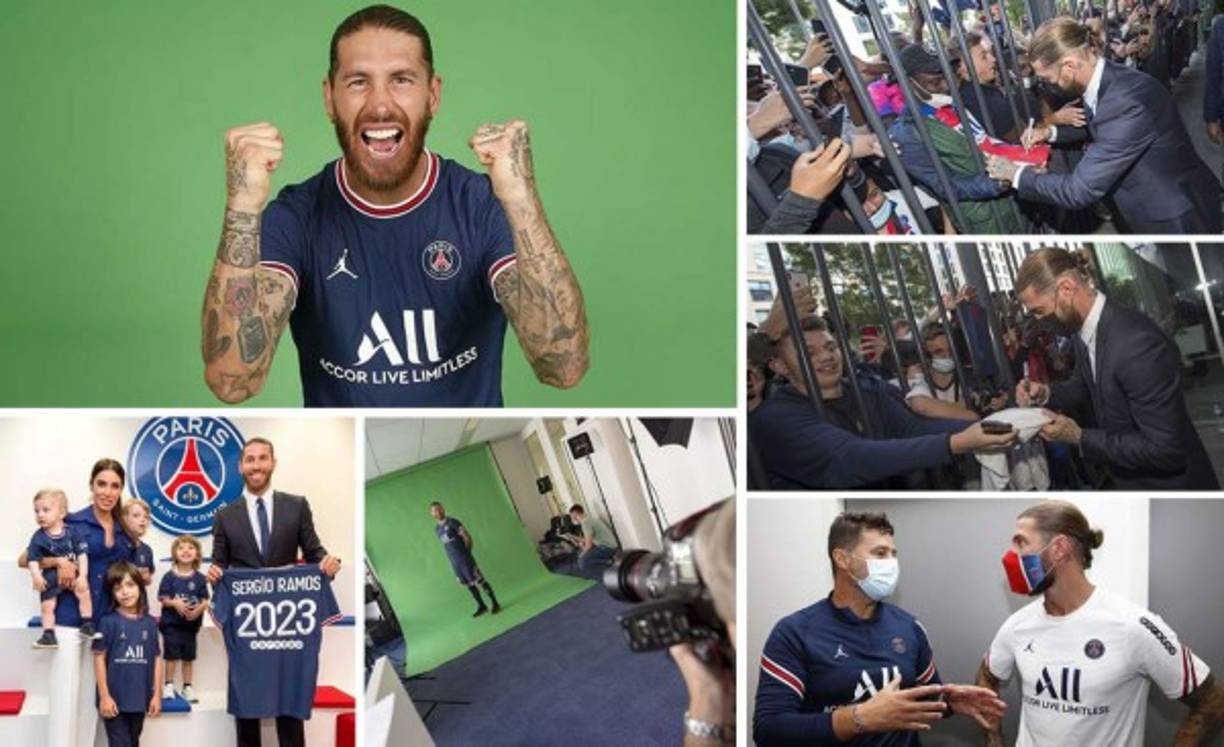 Sergio Ramos fue anunciado como nuevo fichaje del París Saint Germain y ya empezó a sentir los colores del club parisino. Así ha sido el primer día del defensa español en el PSG.<br/><br/>Fotos Página Oficial del PSG