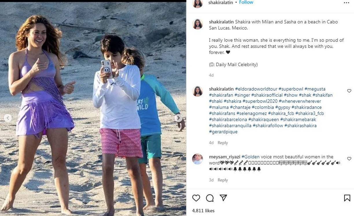 Empleados del restaurante Los Adobes del pueblo mágico Todos Santos, ubicado en La Paz , Baja California Sur, a una hora de Los Cabos, confirmaron con un par de fotografías que la cantante los visitó el fin de semana.