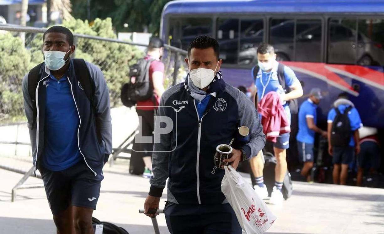 Óscar García es otro de los jugadores hondureños que arribó a San Pedro Sula con mate en mano.