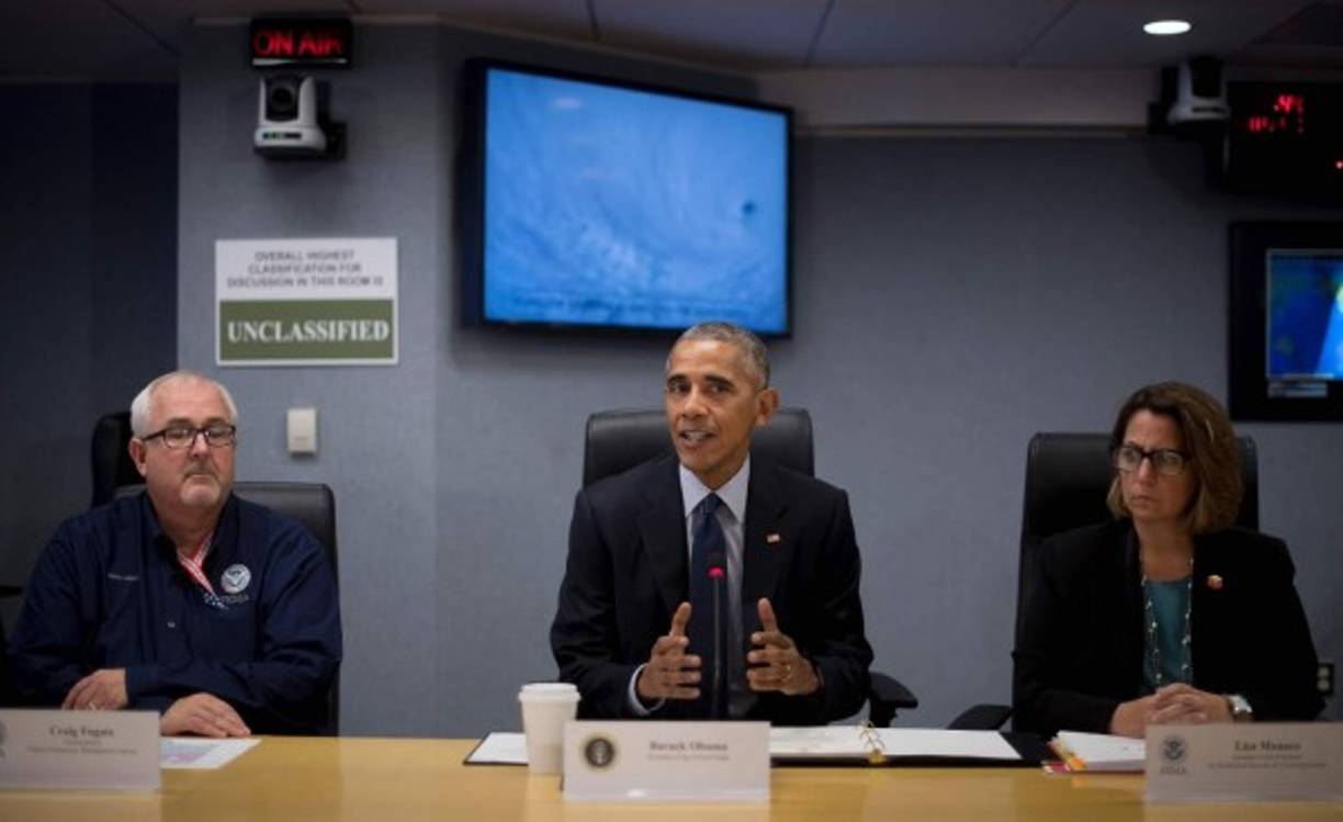 El gobierno de Estados Unidos, encabezado por el mismo presidente Barack Obama, dieron advertencia a la población para que tomen medidas de protección ante la llegada del huracán.