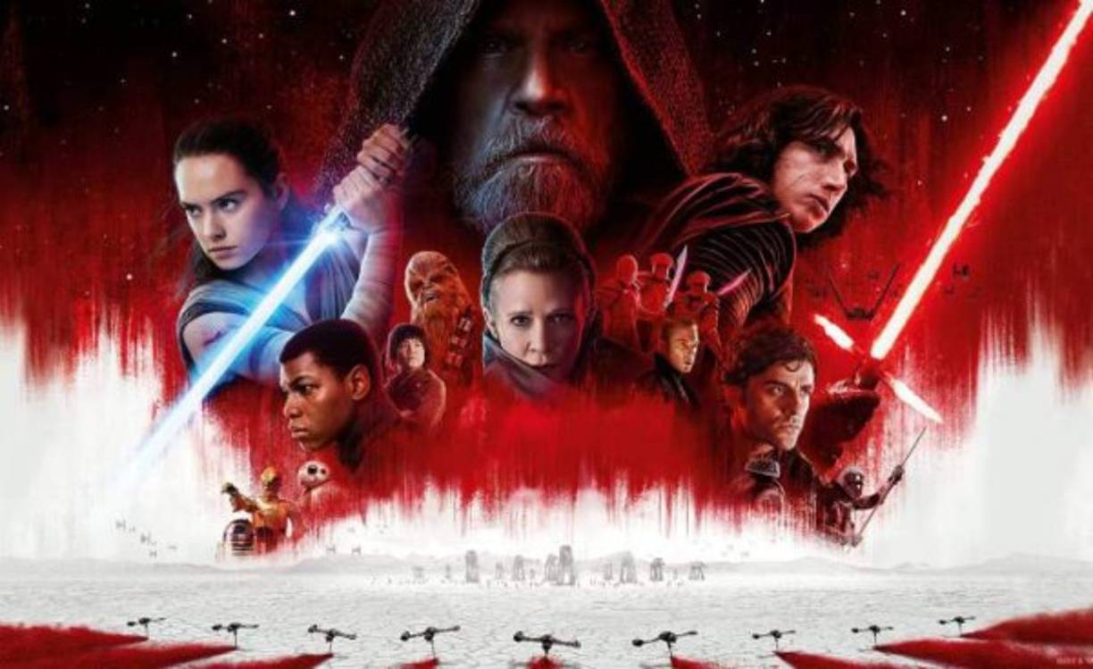 12. 'Star Wars: Los últimos jedi' ('Star Wars: The Last Jedi')<br/><br/>1.332,5 millones han permitido a la cinta de Rian Johnson llegar por ahora hasta la novena posición, aunque no sería de extrañar que como mínimo lograse subir a la octava antes de que acabe su carrera comercial.