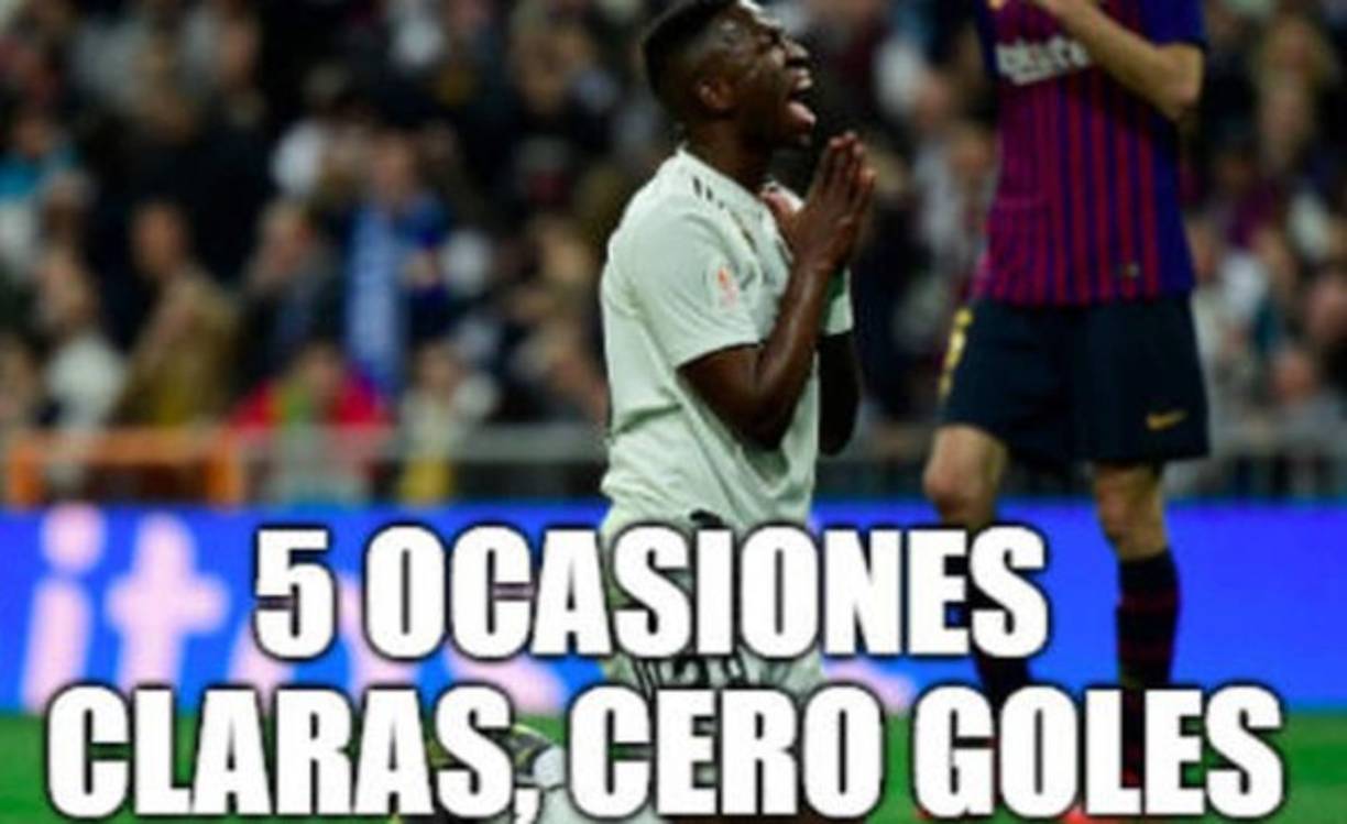 Vinicius tuvo grandes fallos frente al arco y los memes lo hacen pedazo.