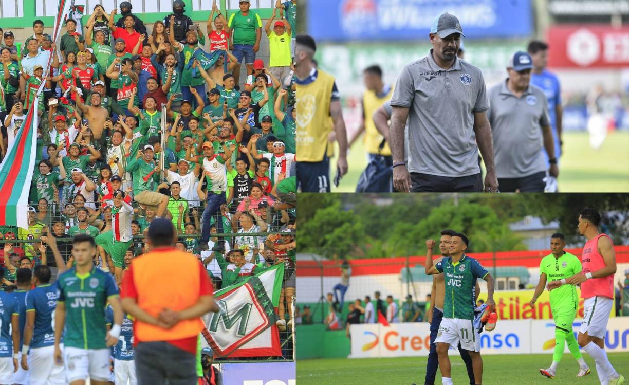 Marathón celebró con su afición la clasificación a semifinales y en el Motagua salieron con mucha decepción tras la eliminación.
