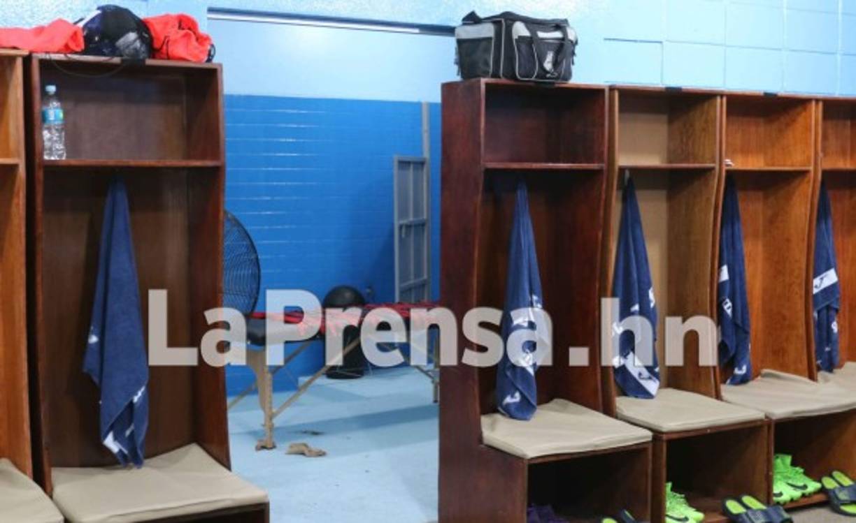 El camerino que usará Honduras.