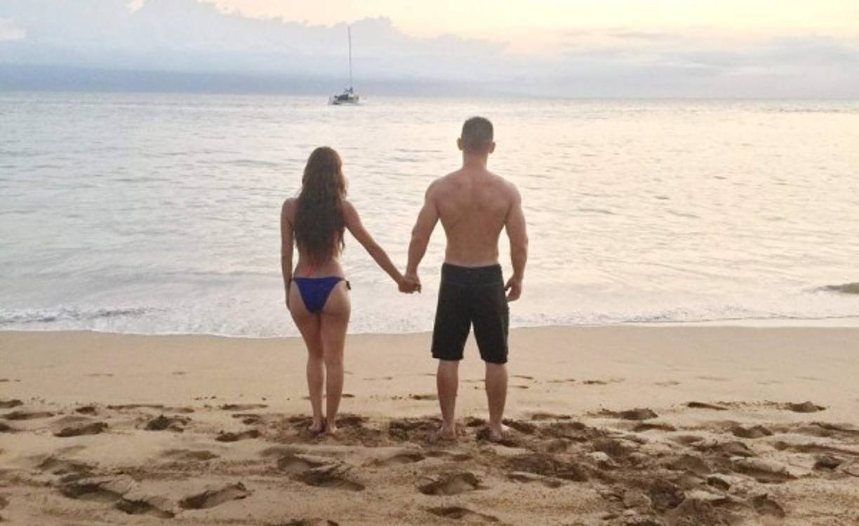 Yanet y sus novio han disfrutado del mar.