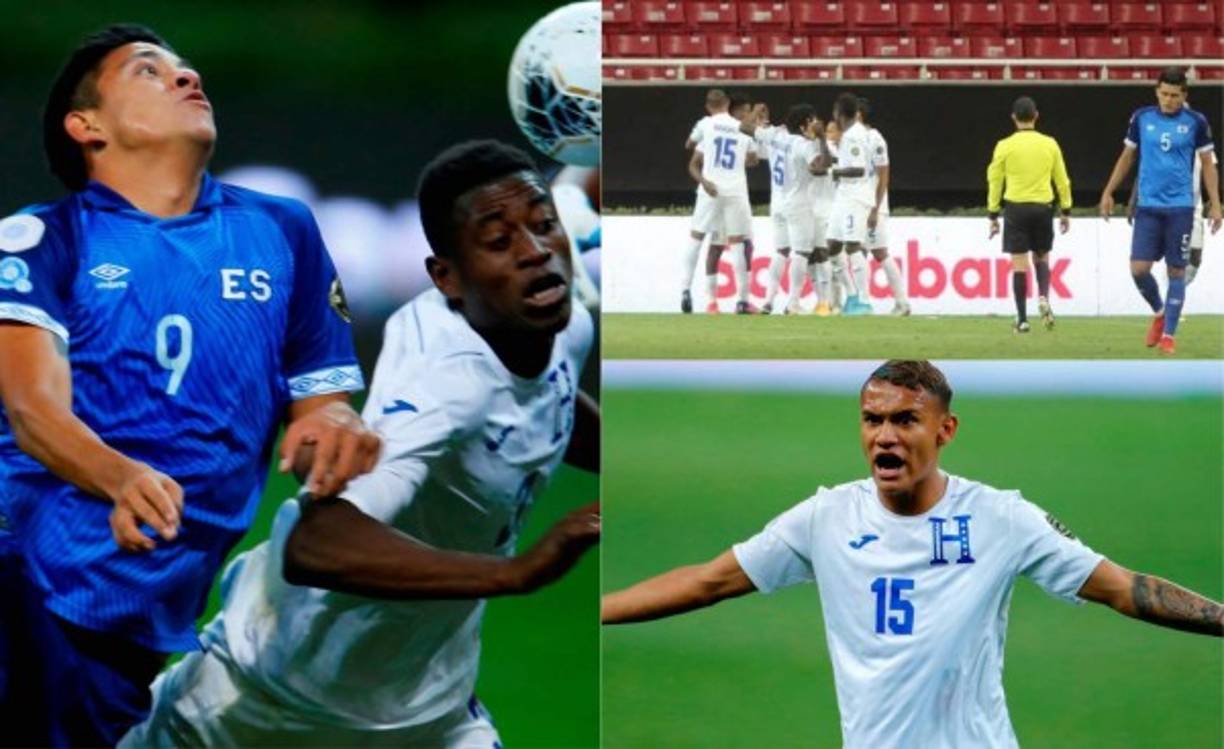 Mira las imágenes más curiosas del amargo empate de 1-1 de Honduras ante Salvador en la segunda jornada del Preolímpico de Concacaf. Fotos EFE, AFP y Fenafuth.