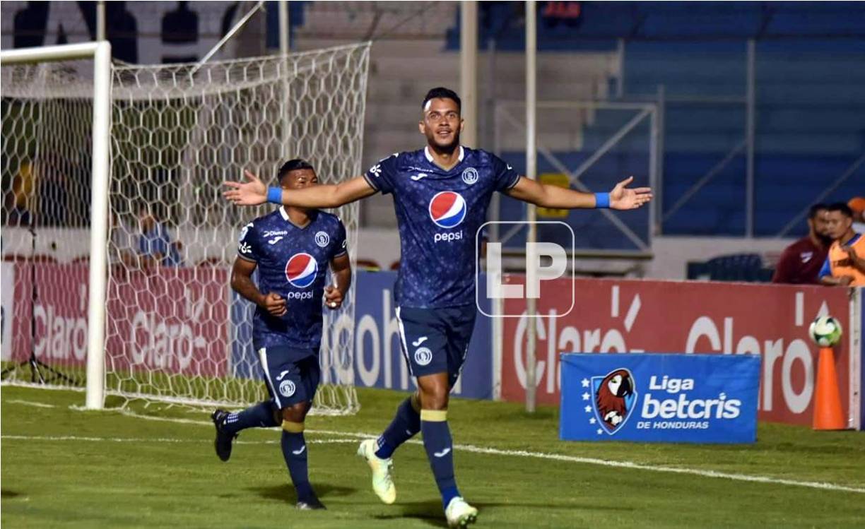 Ángel Tejeda cumplió con la ‘ley del ex‘ y celebró marcando el gol del Motagua ante el Real España.