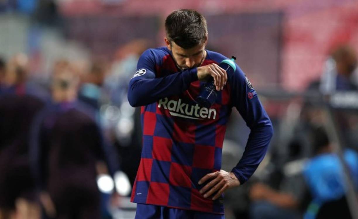 Gerard Piqué, no podía creer lo que estaban viviendo en Lisboa.