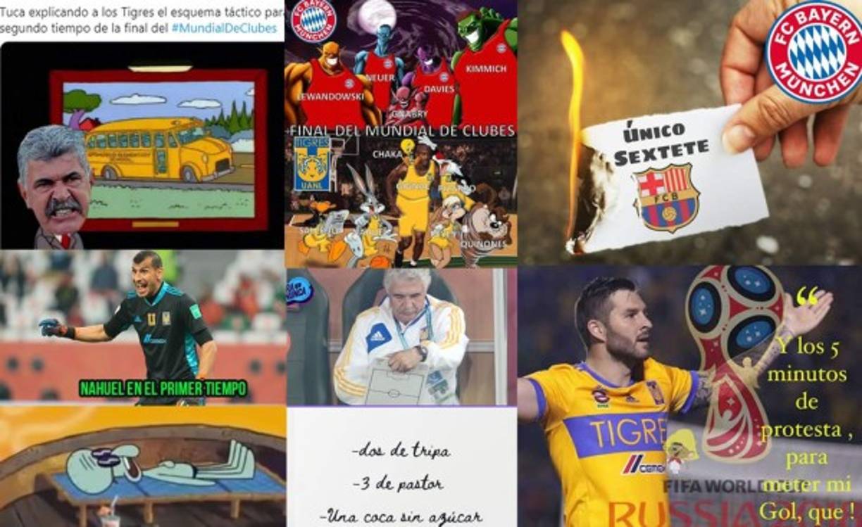 Los divertidos memes que dejó la final del Mundial de Clubes que ganó el Bayern Múnich al Tigres de México en Qatar.