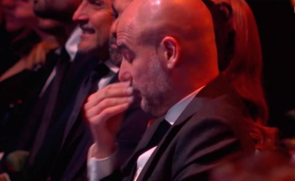 Otro que no podía creer el premio a Messi fue Pep Guardiola, entrenador de Erling Haaland en el Manchester City y extécnico del argentino en el Barcelona. ¿Qué habrá pensado?