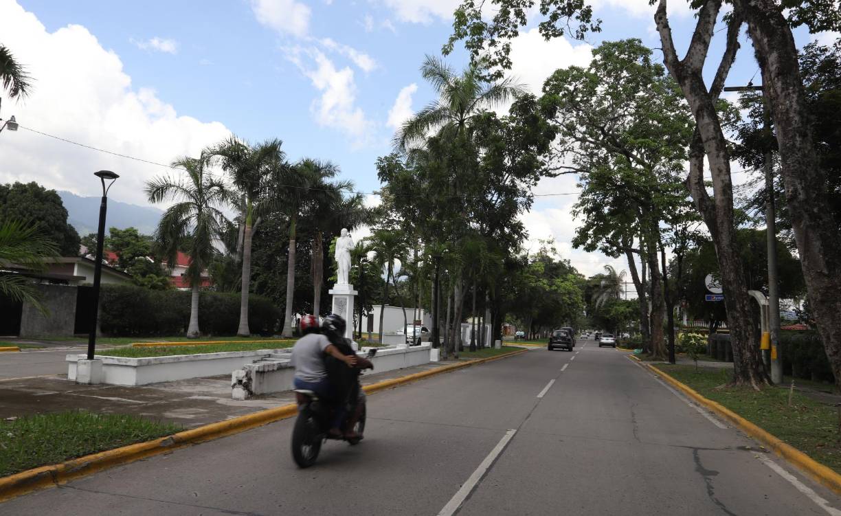 La historia de barrio Los Andes también se remonta a los años 1932 a 1942, aunque en esta zona hay residencias, se ha vuelto también comercial con el paso de los años, ahora operan cafes, restaurantes, centros educativos, entre otros. En el bulevar de Los Caminantes se ejercitan a diario muchos sampedranos.