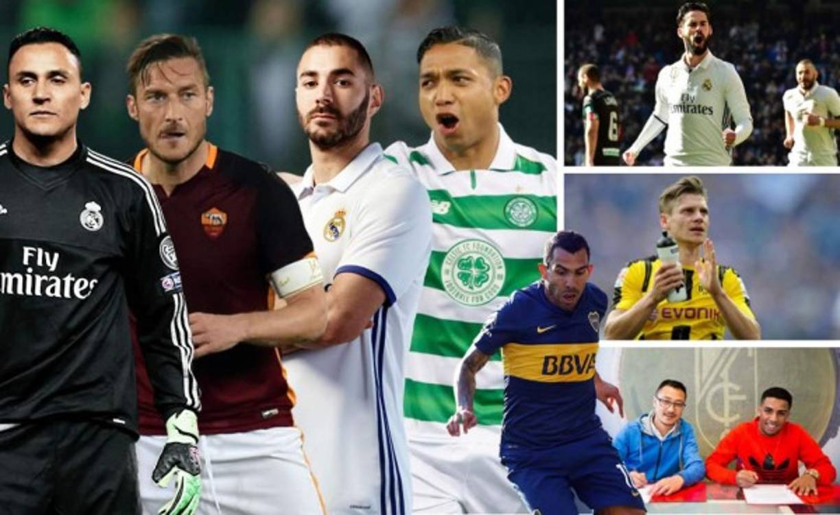 Emilio Izaguirre, Karim Benzema, Isco, Keylor Navas, Totti, Barcelona, Real Madrid y más en un día muy movido en el mercado del fútbol europeo.