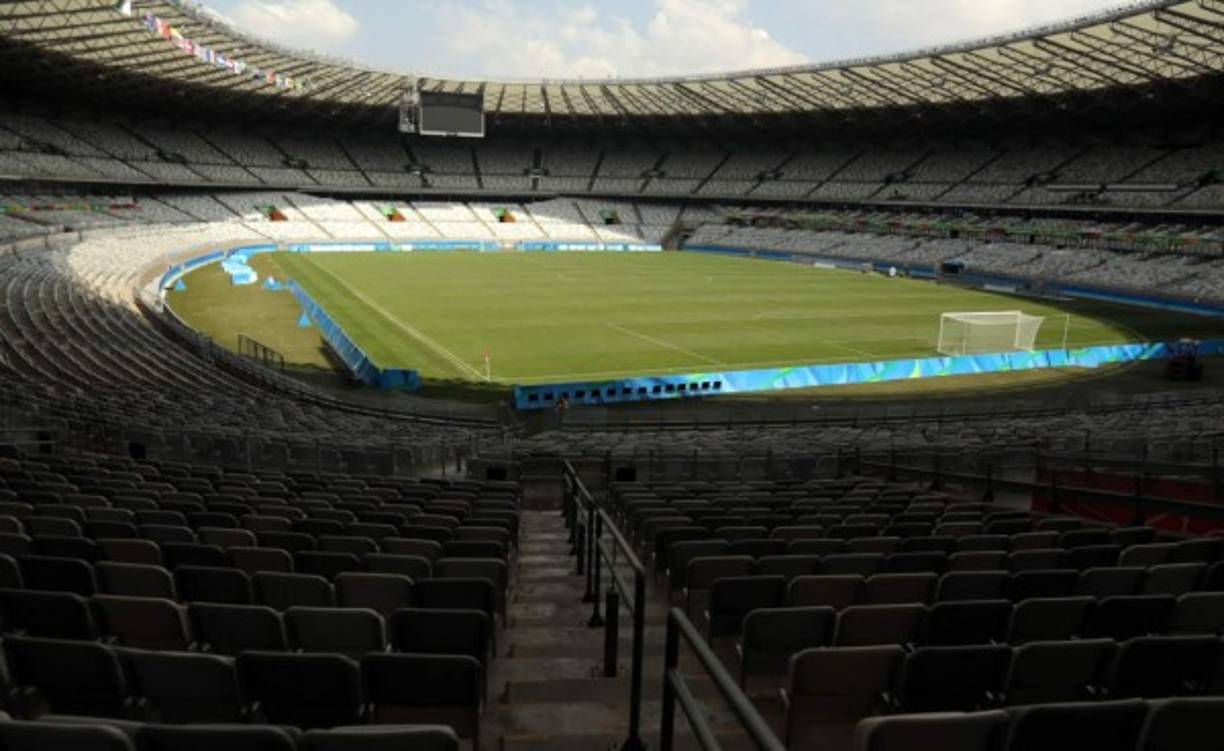El estadio Mineirão es el escenario en el que Honduras enfrentará el sábado a Corea del Sur por los cuartos de final de los Juegos Olímpicos de Río de Janeiro 2016. Foto Juan Salgado/Enviado Especial