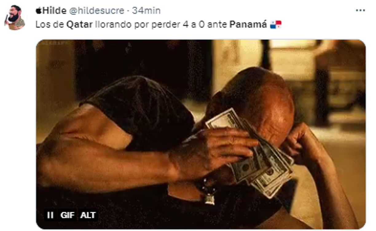Los jocosos memes que dejó la goleada de Panamá a Qatar en Copa Oro