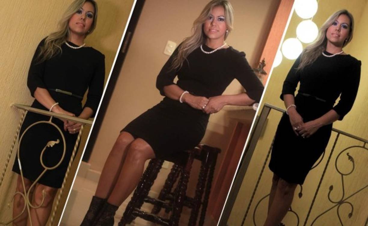 Una mujer glamurosa, guapa, sencilla, con mucho talento y sobre todo con una gran inteligencia, así es Solange Olivera, esposa del defensa brasileño del Olimpia, Fabio de Souza.