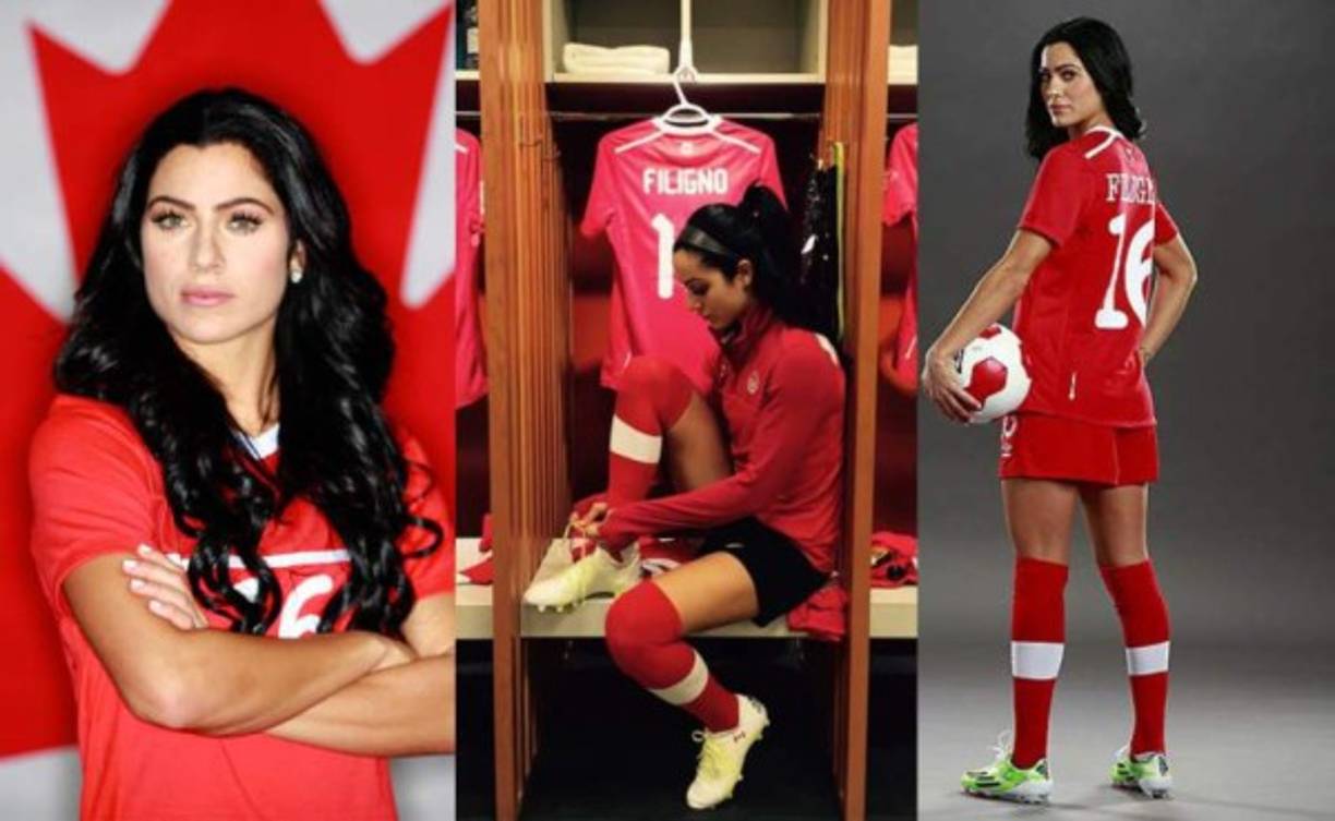 Jonelle Filigno es delantera de la selección de Canadá.