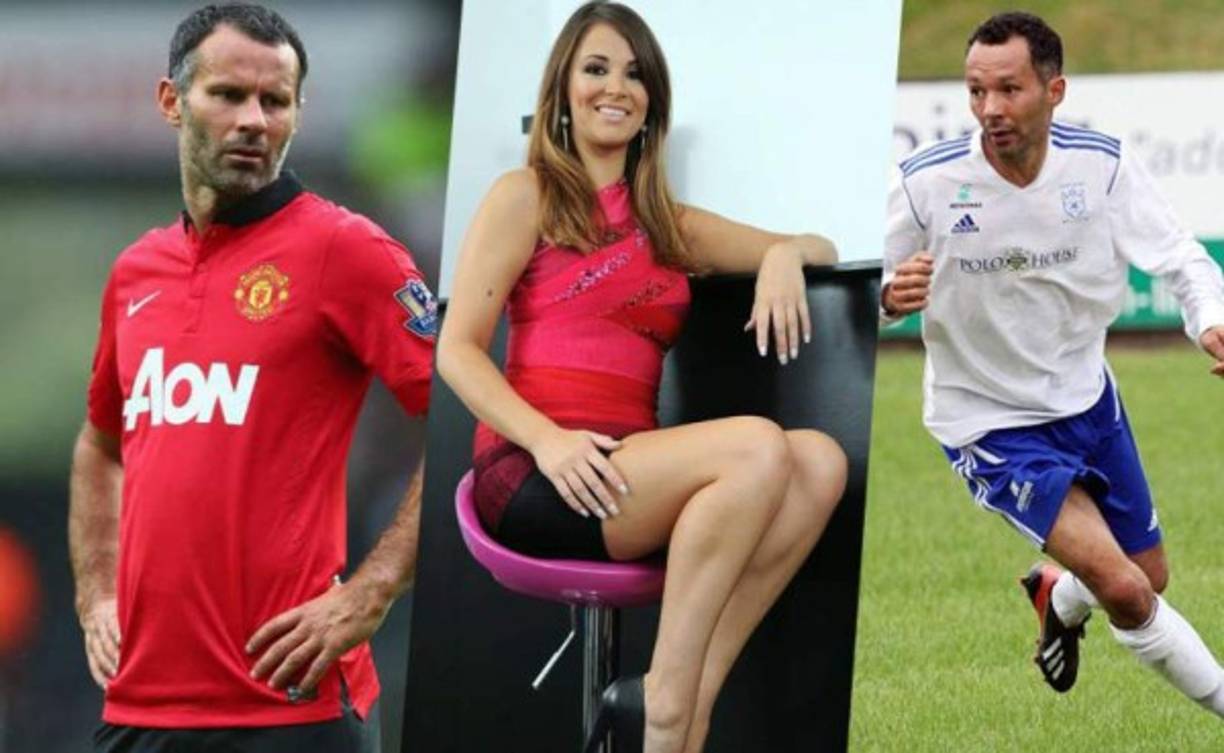 Ryan y Rhodri Giggs - Nathasha Giggs: El ex del Manchester United le fue infiel a su ex esposa Stacey Ryan con la mujer de su propio hermano, Nathasha Giggs. 'Sé que Ryan y yo hemos tenido nuestros altibajos, pero esto es lo más bajo. Es un gusano Es algo que no puedo creer. Mi matrimonio se acabó”, dijo Rhodri.