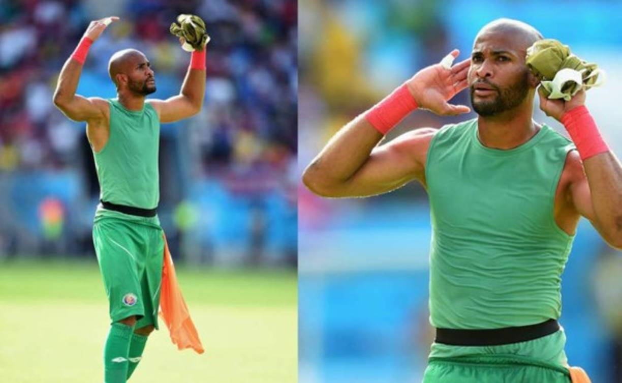 Pemberton tiene definitivamente una bella esposa, es el suplente de Keylor en el arco.