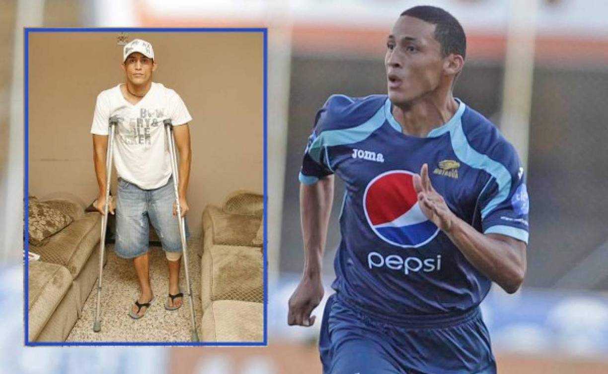 Una mala operación lo retiró del fútbol, cuando era titular indiscutible en el Motagua.
