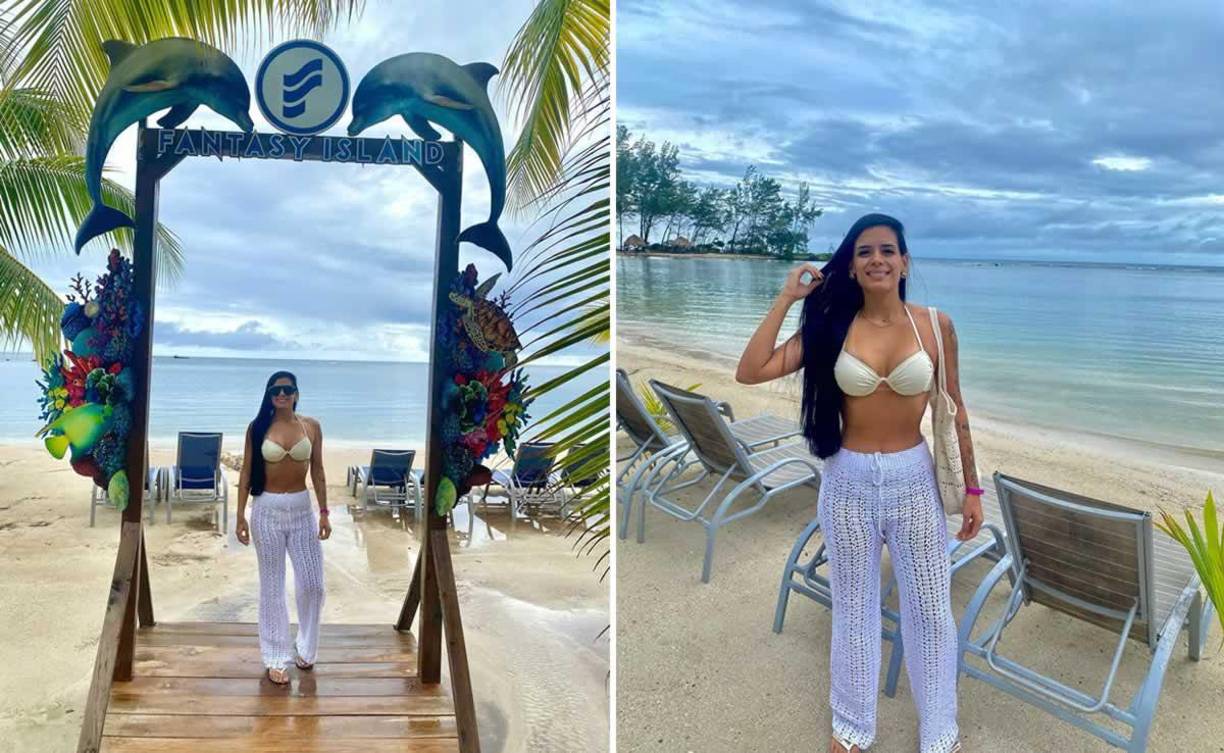 Así es la hermosa pareja del Fabio de Souza, futbolista que ganó 10 títulos como jugador del Olimpia. La están pasando bien en Honduras.