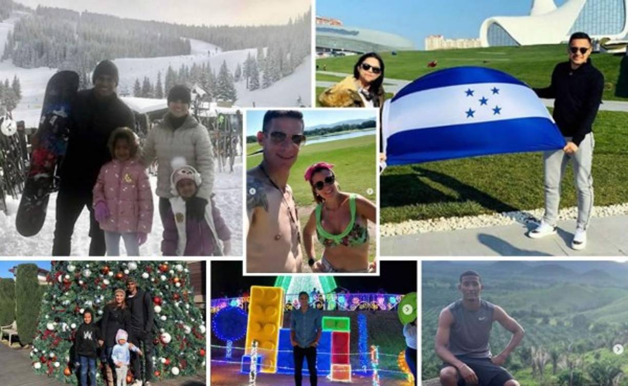 Los futbolistas de la Liga Nacional de Honduras, así como algunos legionarios, aprovechan las vacaciones navideñas para descansar y pasar tiempo en familia y sus parejas.