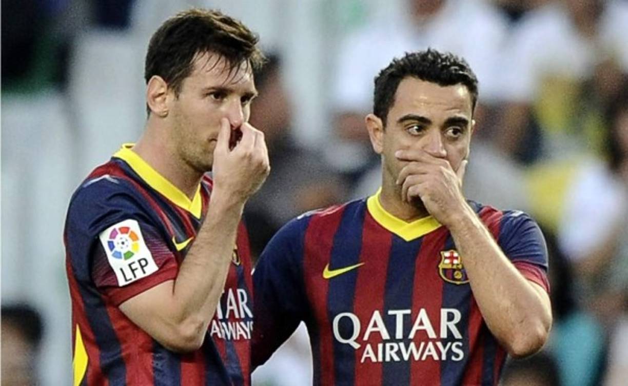 Xavi era el orquestador del Barcelona y junto a Messi hacían disfrutar a los aficionados culés.