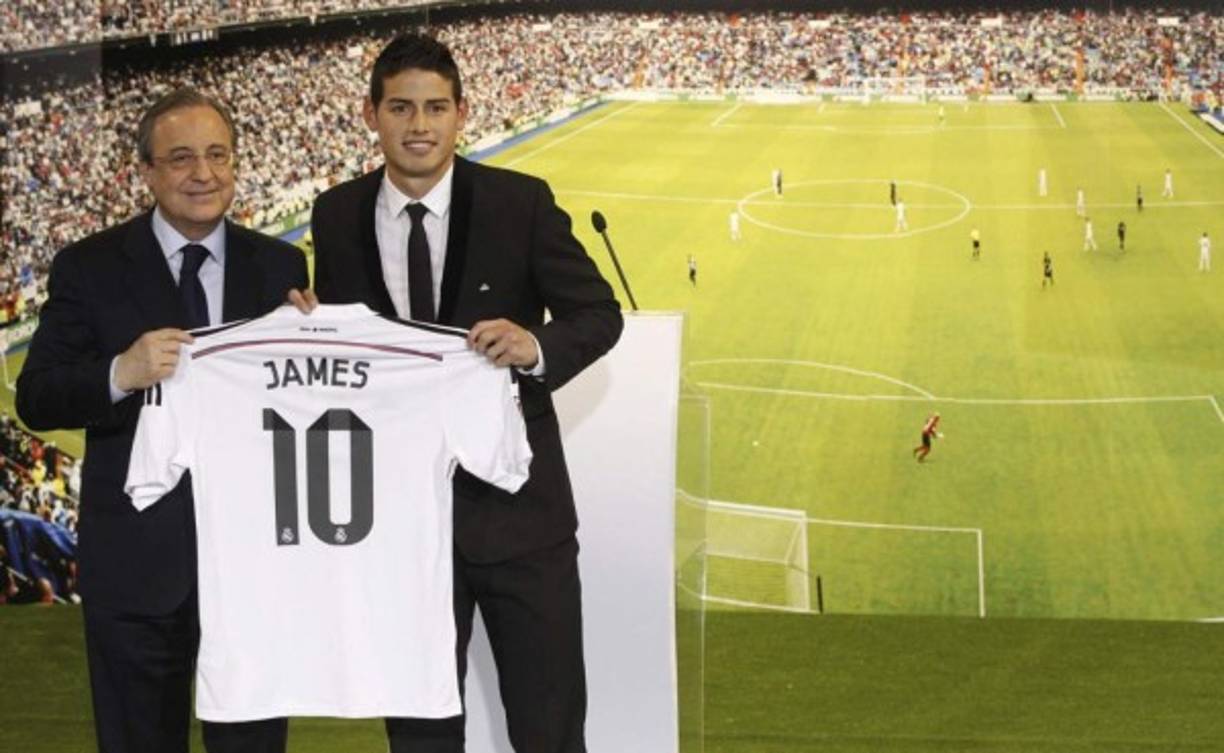James Rodríguez - El Real Madrid lo fichó tras un gran Mundial de Brasil 2014 y pagó 75 millones de euros. El colombiano, que llegó cedido al Bayern por dos temporadas, es uno de los favoritos del presidente del conjunto alemán Karl - Heinz Rummenigge, y todo apuntaría a que la opción de compra terminará por efectuarse.