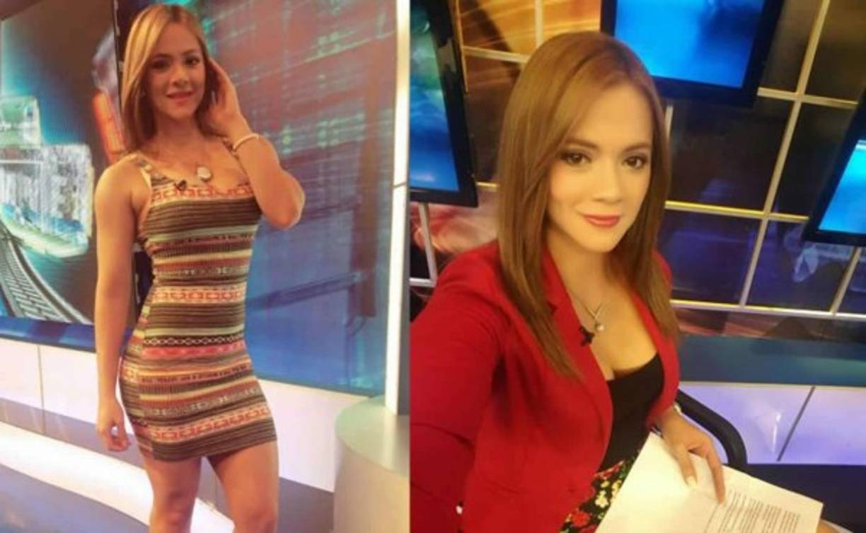 La guapa catracha Isabel Zambrano de la cadena Televicentro.