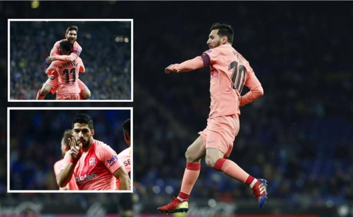 Las mejores imágenes de la goleada que le metió el Barcelona al Espanyol (0-4) en la jornada 15 de la Liga Española 2018-19.