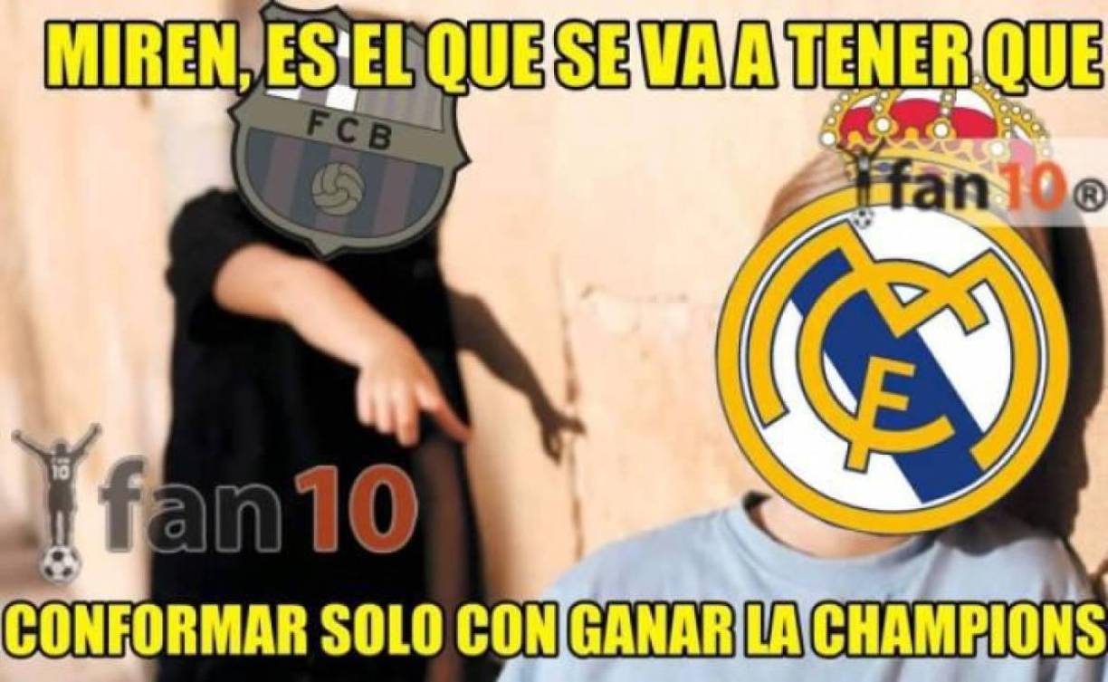 Barcelona campeón: Real Madrid es víctima de los jocosos memes