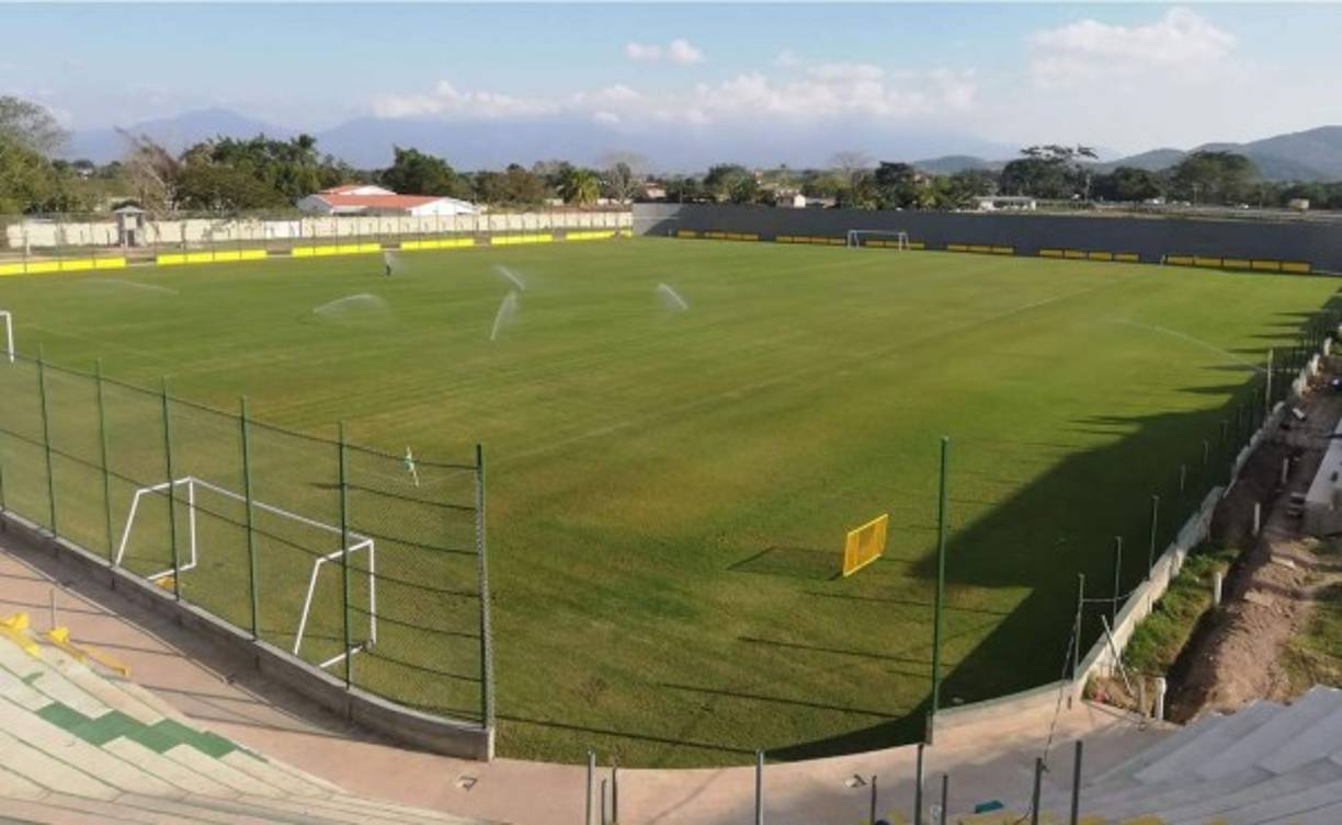 Estadio del Parrillas One - El inmueble que usará el equipo de la Liga de Ascenso está siendo construido en La Lima, aún no tiene nombre oficial y planean realizar la inauguración a mitad del año.