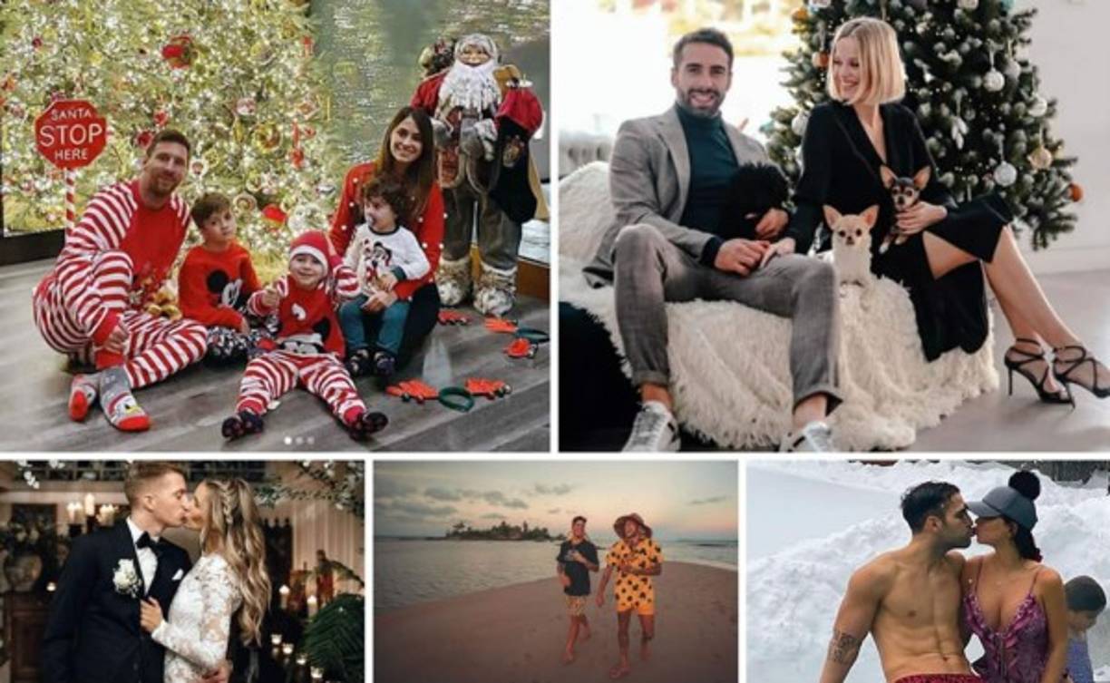 Los futbolistas de los grandes equipos europeos ya comenzaron sus vacaciones de las fiestas navideñas.