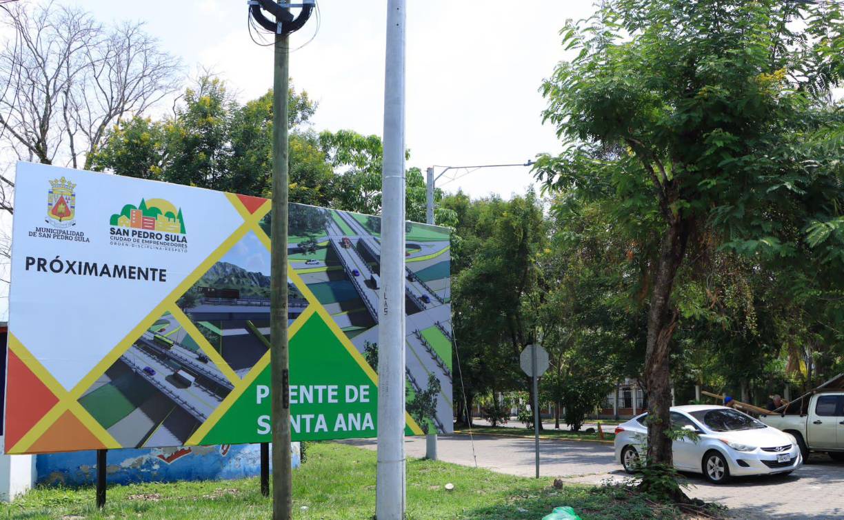 Así lucirá el puente en el río Santa Ana de San Pedro Sula